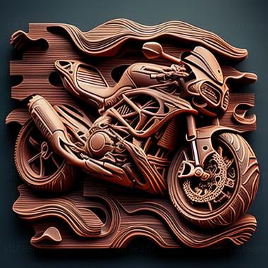 3D модель Ducati Monster 797 (STL)